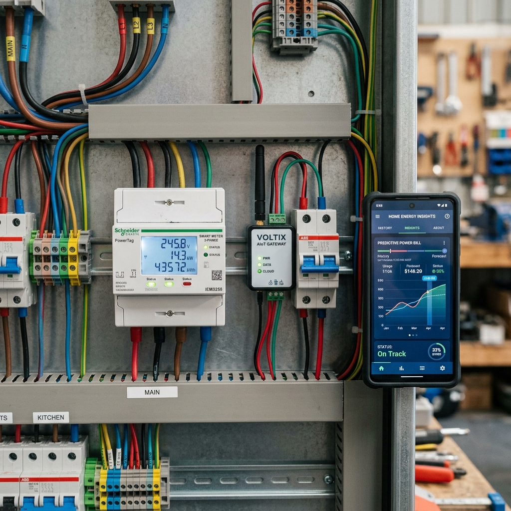 Energy Consumption detection and price prediction of future power bills using AIOT